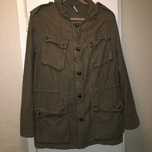 Free people size L military jacket
